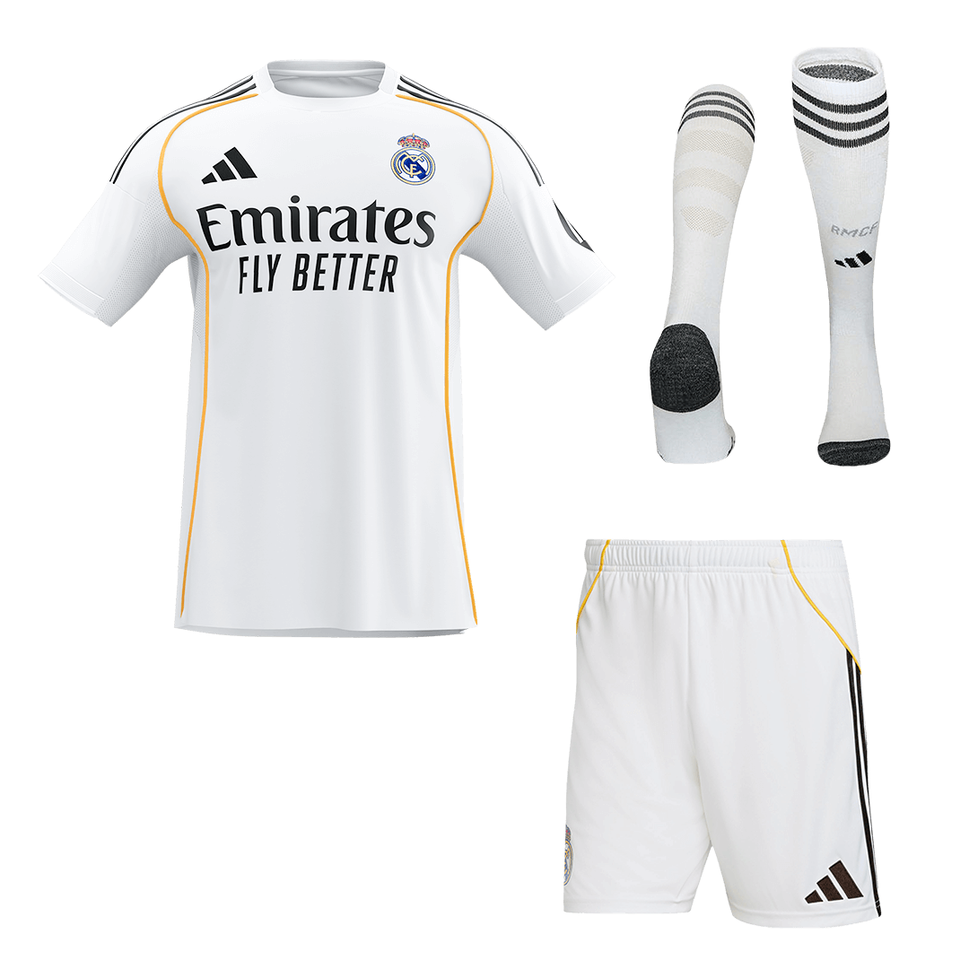 Calidad Premium Conjunto Completo Real Madrid 2025/26 Primera Equipación camiseta de fútbol