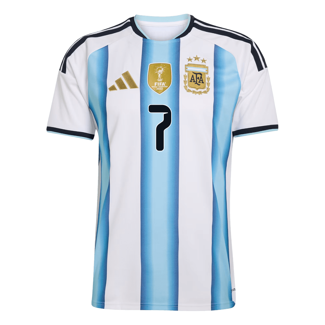 Camiseta DE PAUL #7 Argentina 2026 Primera Equipación Copa del Mundo - Version Hincha - Calidad premium