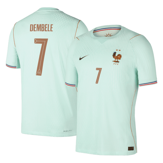 Camiseta Auténtica DEMBELE #7 France 2026 Segunda Equipación Copa del Mundo - Version Jugador