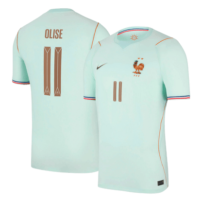 Camiseta OLISE #11 France 2026 Segunda Equipación Copa del Mundo - Versión Hincha