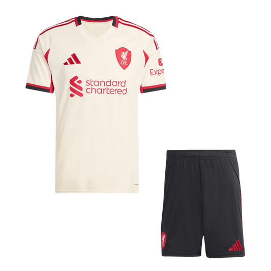 Conjunto Liverpool 
2025/26 Segunda Equipación camiseta de fútbol