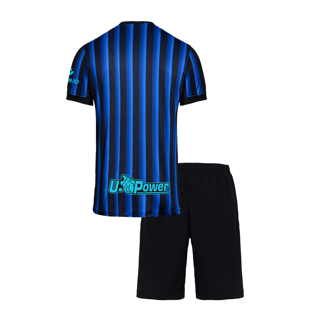 Miniconjunto Inter de Milán 2025/26 Primera Equipación Niño (Camiseta + Pantalón Corto)-Camisetas Pasion Shop
