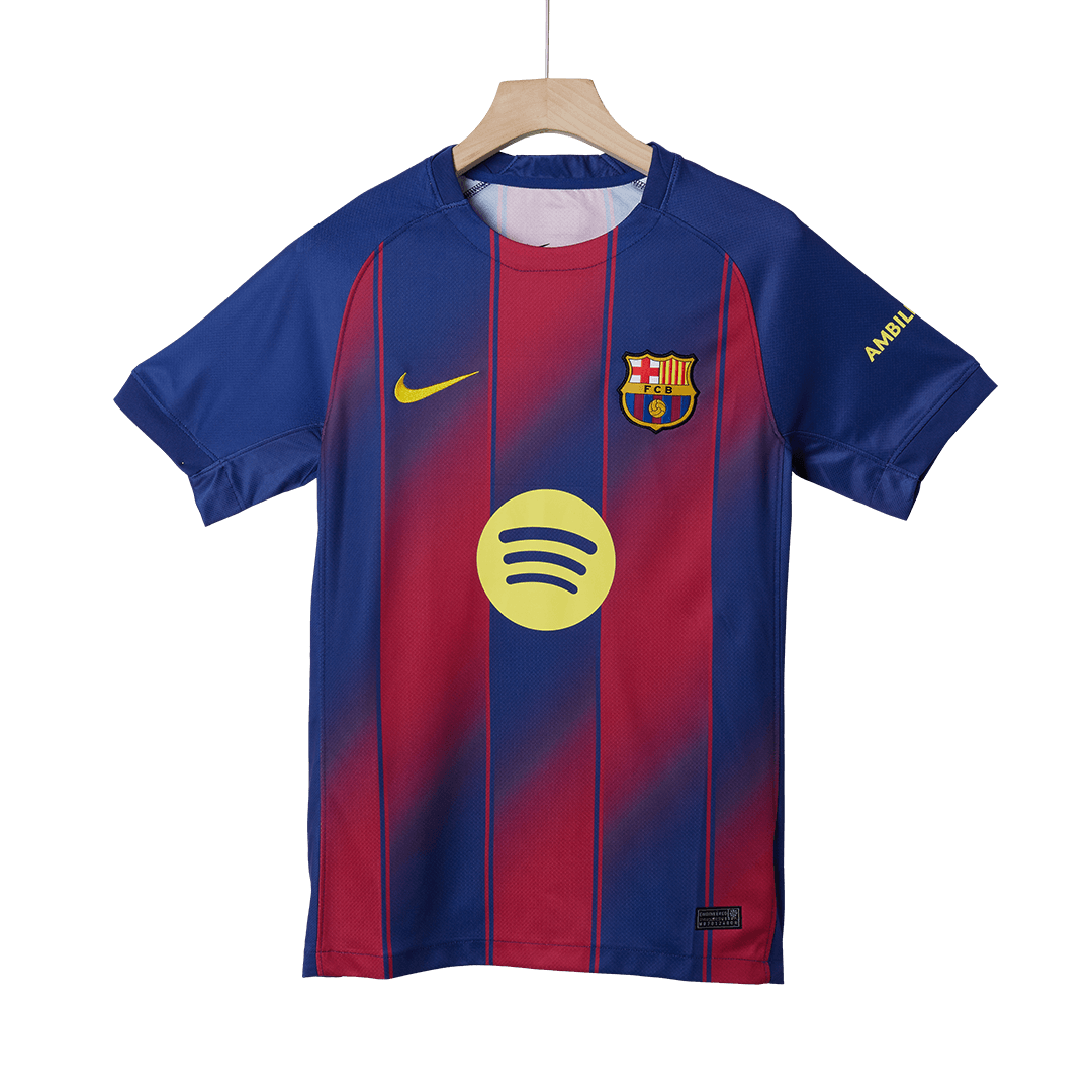 Tricouri Fotbal Barcelona F.DE JONG #21 Acasă 2025/26 UCL - Premium