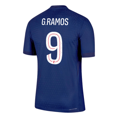 Camiseta Auténtica G.RAMOS #9 PSG 2025/26 Primera Equipación - Version Jugador