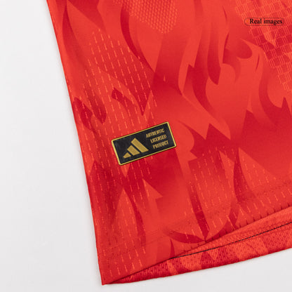 Camiseta Auténtica LUKAKU #9 Belgium 2026 Primera Equipación Copa del Mundo - Version Jugador