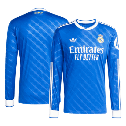Camiseta Manga Larga Real Madrid 2025/26 Tercera Equipación-Versión Hincha-Camisetas Pasion Shop