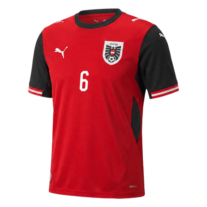 Camiseta SEIWALD #6 Austria 2026 Primera Equipación Copa del Mundo - Versión Hincha