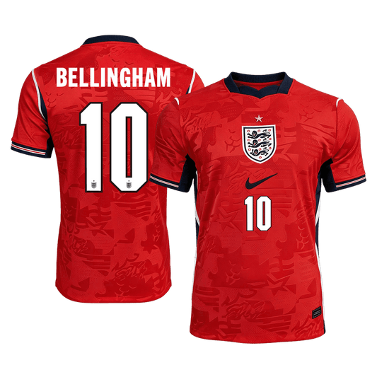 Camiseta Auténtica BELLINGHAM #10 England 2026 Segunda Equipación Copa del Mundo - Version Jugador