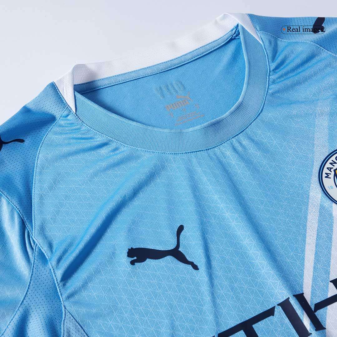 Camiseta Auténtica Manchester City 2025/26 Primera Equipación-Versión Jugador
