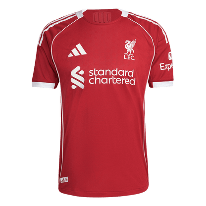 Tricouri Fotbal Liverpool SZOBOSZLAI #8 Acasă 2025/26 Authentic