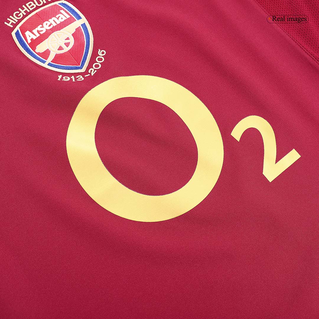 Tricouri Fotbal Vintage Arsenal HENRY #14 Acasă 2005/06