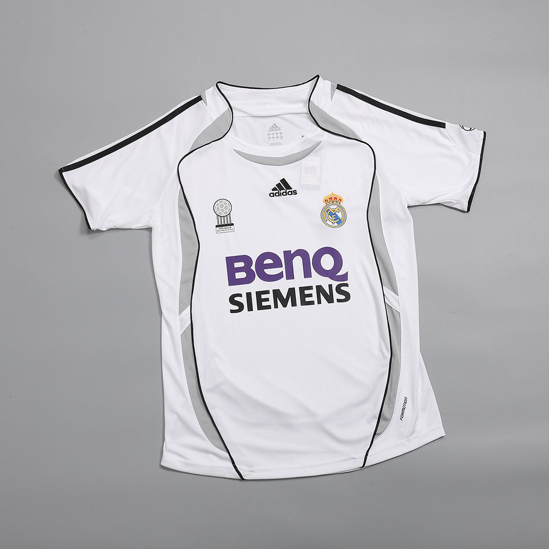 Retro 2006/07 SERGIO RAMOS #4 Real Madrid Primera Equipación