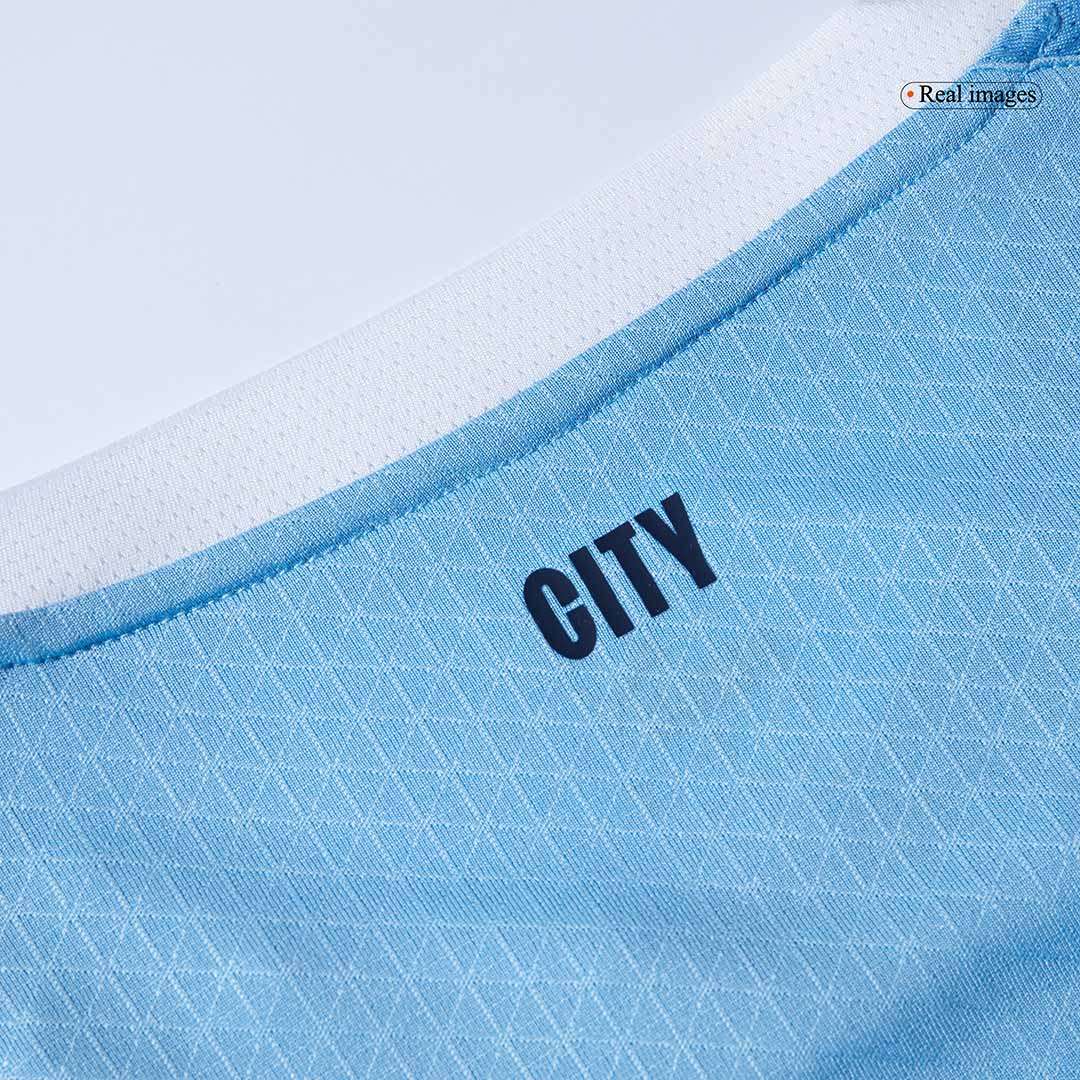 Camiseta Auténtica HAALAND #9 Manchester City 2025/26 Primera Equipación-Versión Jugador