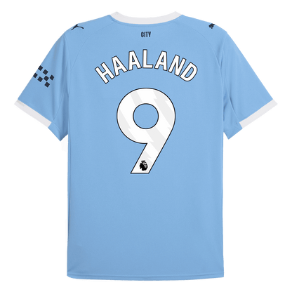 Camiseta HAALAND #9 Manchester City 2025/26 Primera Equipación-Versión Hincha