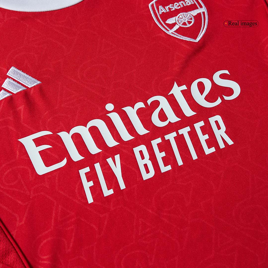 Conjunto Infantil Completo Arsenal 2025/26 Primera Equipación Kids-Camisetas Pasion Shop