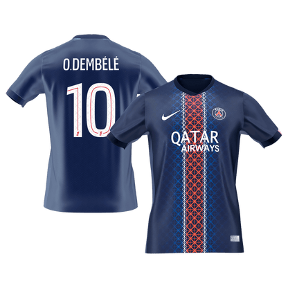 Tricouri Fotbal PSG O.DEMBÉLÉ #10 Acasă 2025/26 - Premium