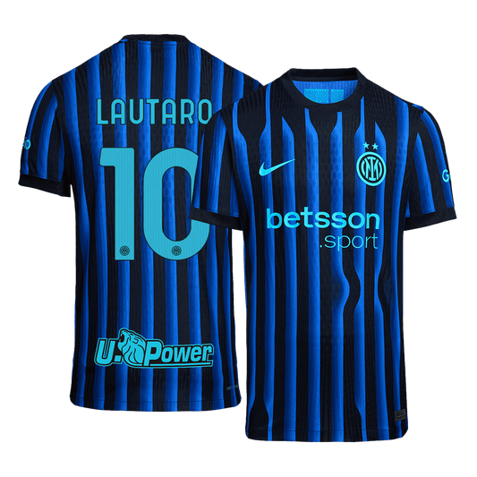 Camiseta Auténtica LAUTARO #10 Inter Milán 2025/26 Primera Equipación-Versión Jugador