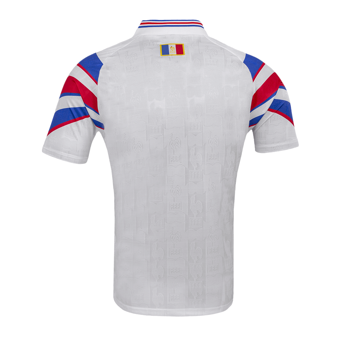 Tricouri Fotbal Vintage Franța Deplasare 1996