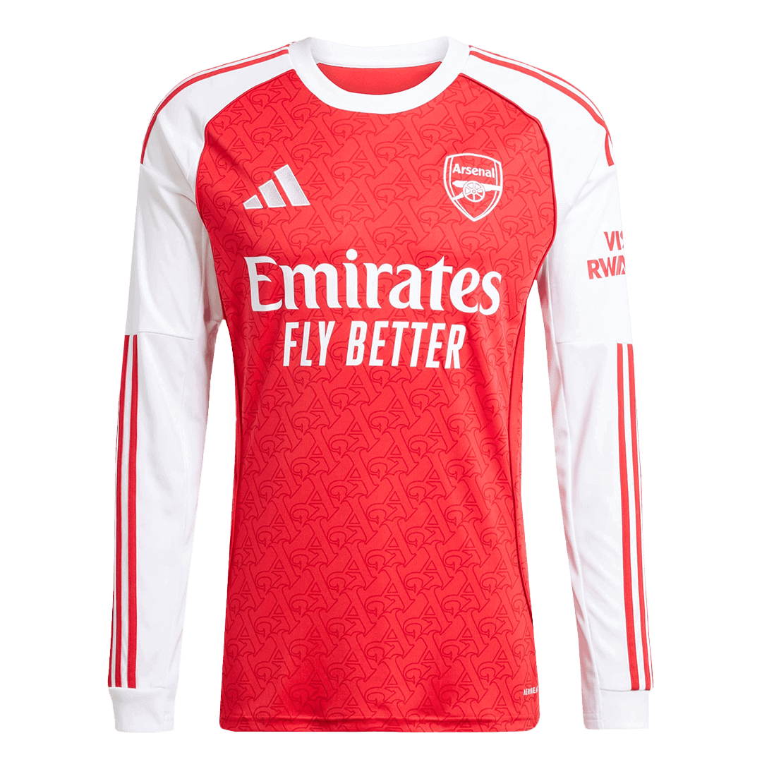 Tricouri Fotbal Arsenal Acasă 2025/26 Mânecă Lungă (mărime mare)