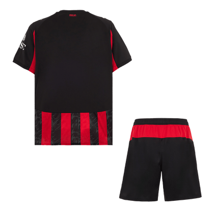 Conjunto AC Milan 2025/26 Primera Equipación (Camiseta + Pantalón Corto)-Camisetas Pasion Shop