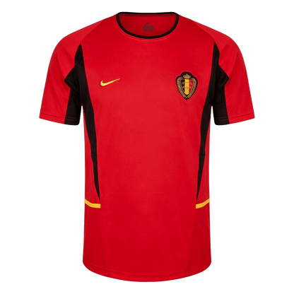 Retro 2002 Belgium Primera Equipación Copa del Mundo