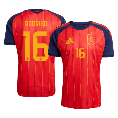 Camiseta RODRIGO #16 Spain 2026 Primera Equipación Copa del Mundo - Version Hincha - Calidad premium