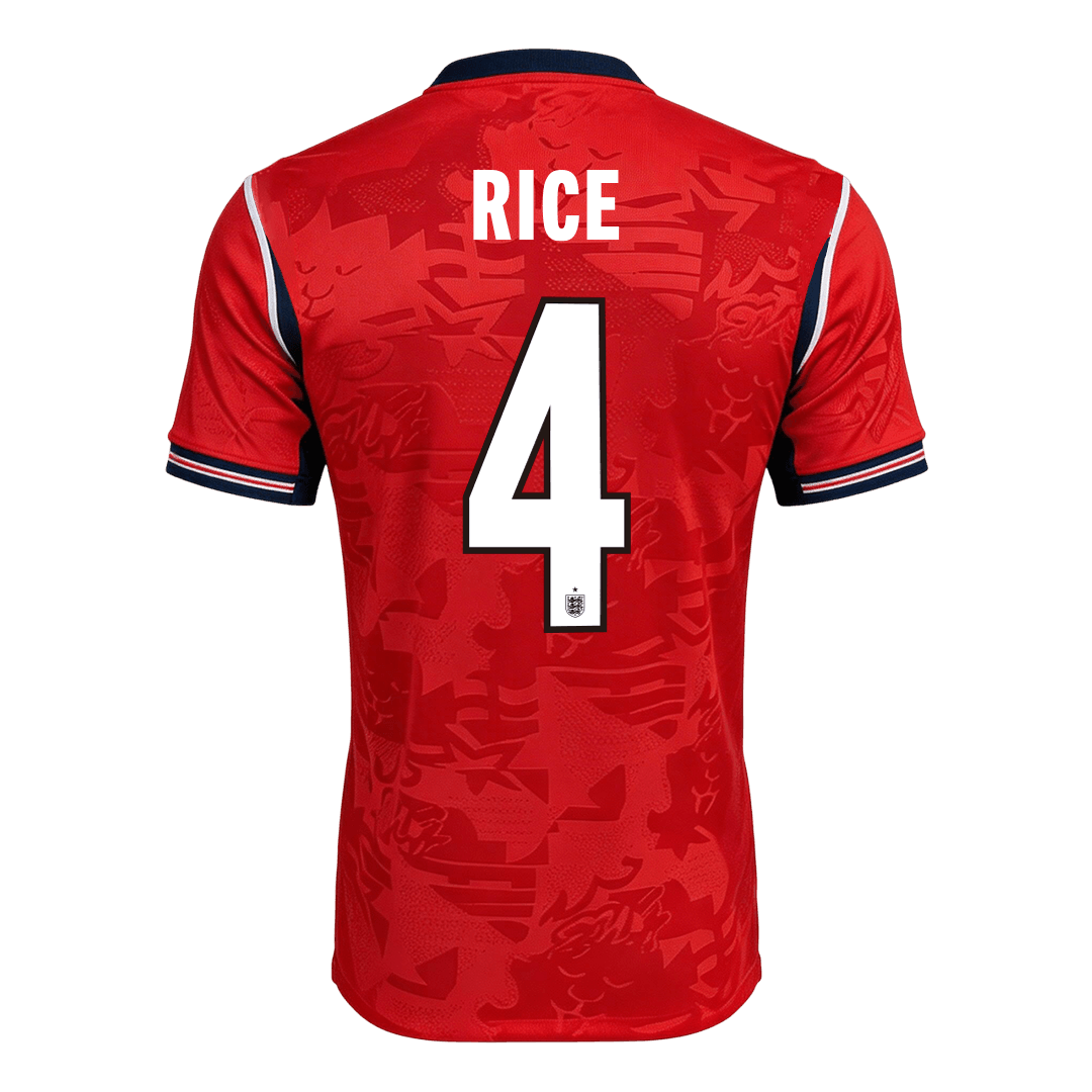 Camiseta RICE #4 England 2026 Segunda Equipación Copa del Mundo - Versión Hincha