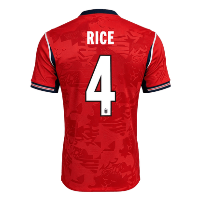 Camiseta RICE #4 England 2026 Segunda Equipación Copa del Mundo - Versión Hincha
