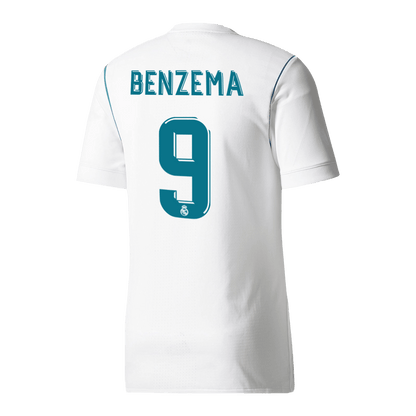 Camiseta Retro 2017/18 BENZEMA #9 Real Madrid Primera Equipación 2025/26