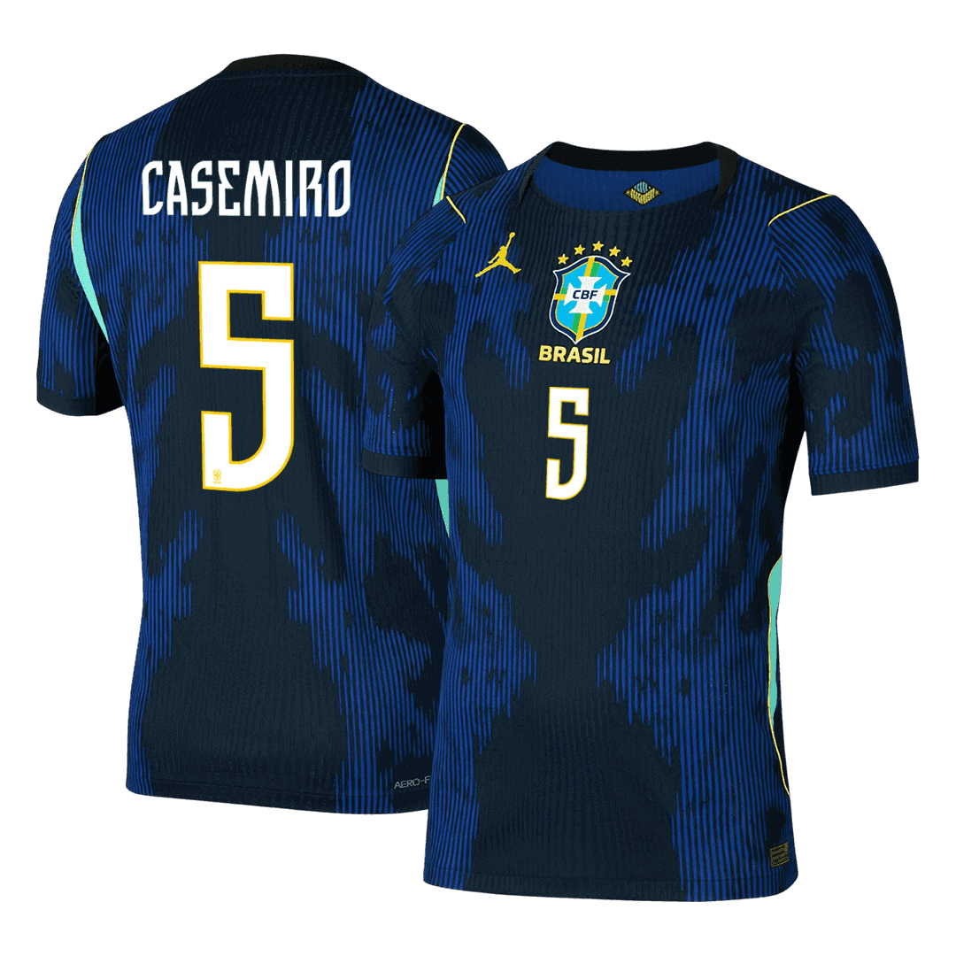 Camiseta Auténtica CASEMIRO #5 Brazil 2026 Segunda Equipación Copa del Mundo - Version Jugador