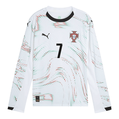 Tricouri Fotbal Portugalia RONALDO #7 Deplasare 2025 Mânecă Lungă