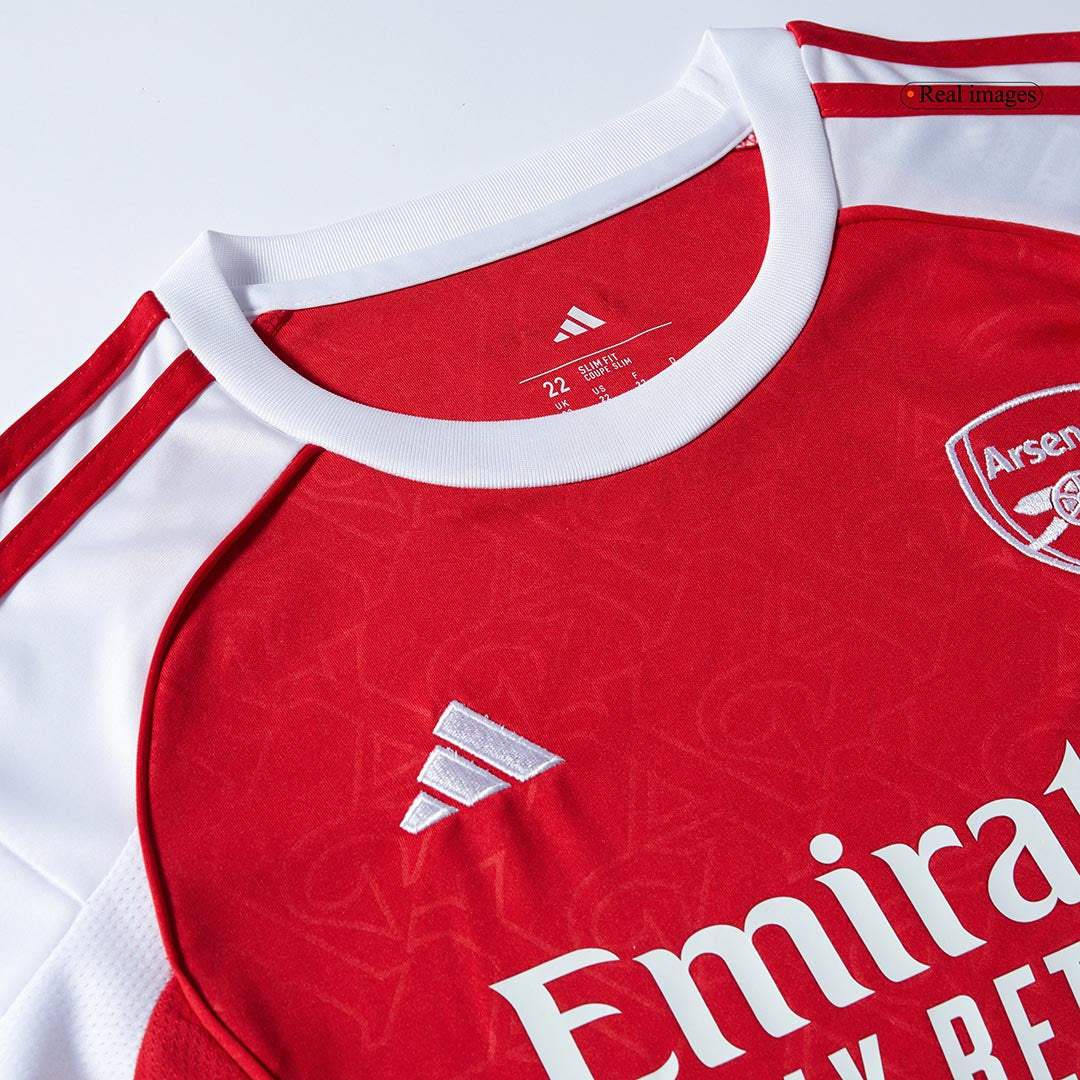 Set Tricouri Fotbal Arsenal Acasă 2025/26 Pentru Copii