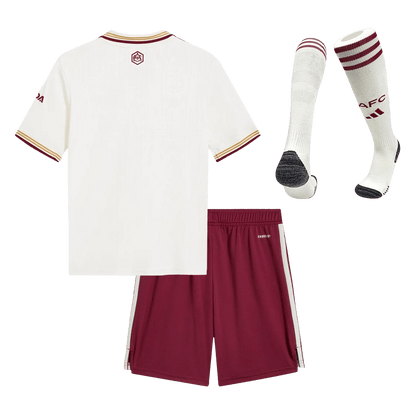 Conjunto Infantil Completo Arsenal 2025/26 Tercera Equipación