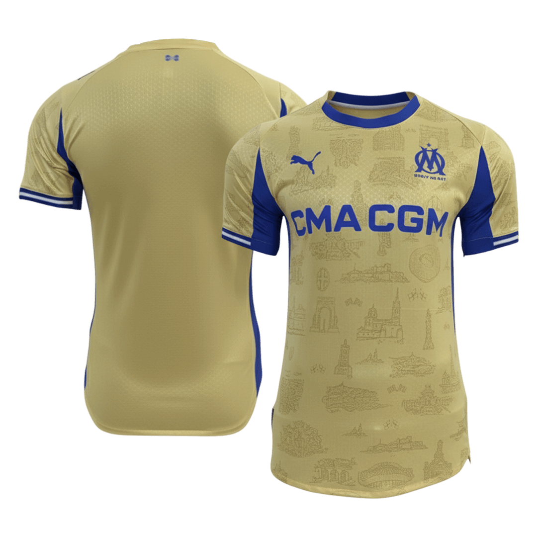 Camiseta Auténtica Marseille 2025/26 Cuarta Equipación - Version Jugador