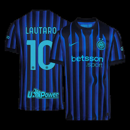 Camiseta LAUTARO #10 Inter Milán 2025/26 Primera Equipación-Versión Hincha