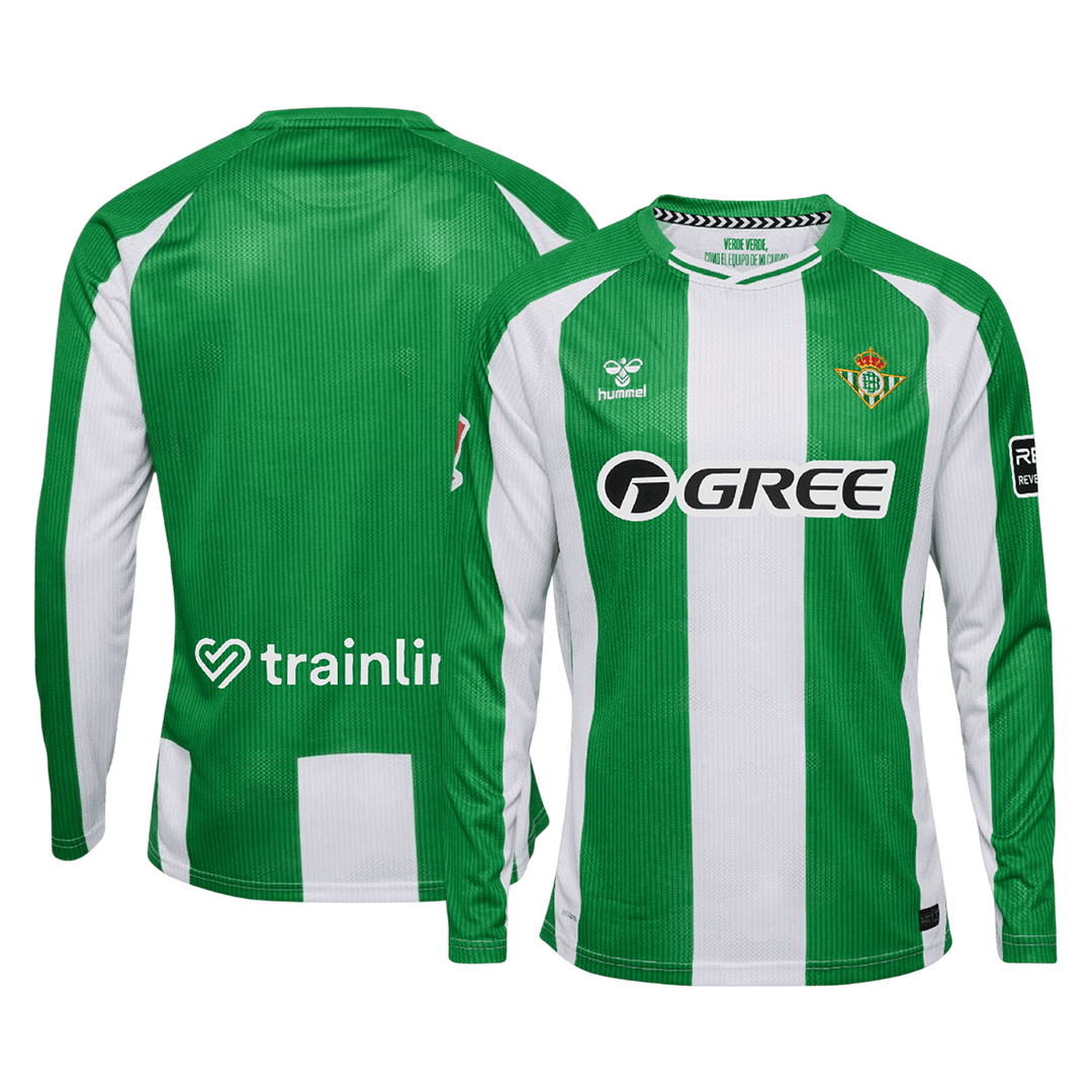 Manga Larga Real Betis 2025/26 Primera Equipación - Version Hincha
