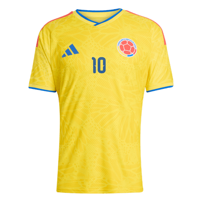 Camiseta Auténtica JAMES #10 Colombia 2026 Primera Equipación Copa del Mundo - Version Jugador