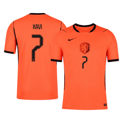 Camiseta Auténtica XAVI #7 Netherlands 2026 Primera Equipación Copa del Mundo - Version Jugador