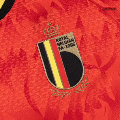 Camiseta Auténtica LUKAKU #9 Belgium 2026 Primera Equipación Copa del Mundo - Version Jugador