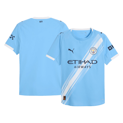 Camiseta Auténtica Manchester City 2025/26 Primera Equipación-Versión Jugador-Camisetas Pasion Shop