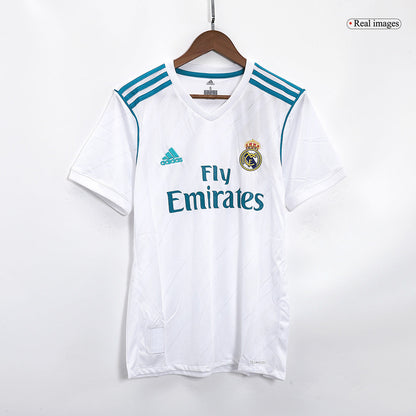 Tricouri Fotbal Vintage Real Madrid Acasă 2017/18