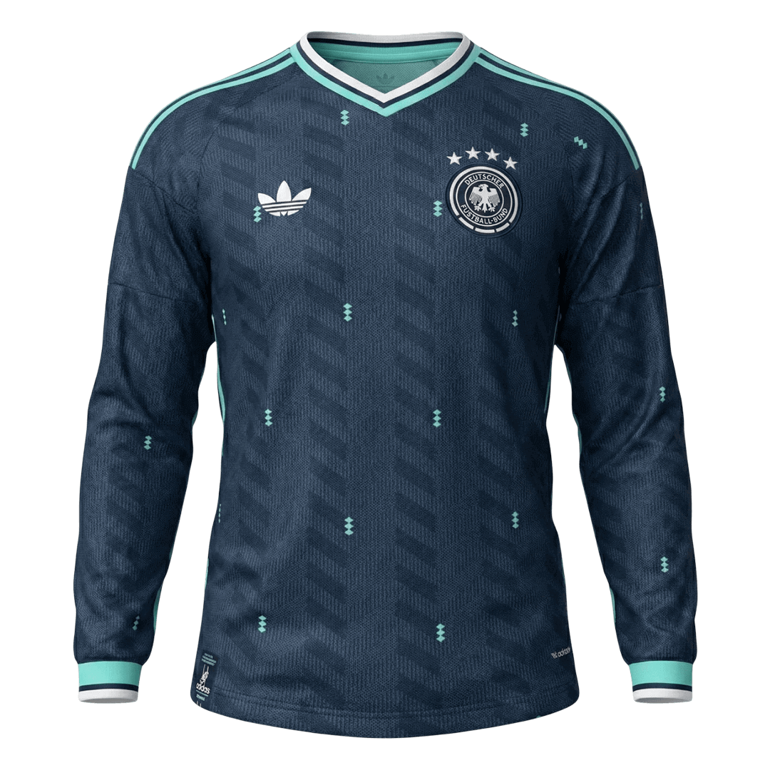 Manga Larga Germany 2026 Segunda Equipación Copa del Mundo -Versión Hincha camiseta de fútbol