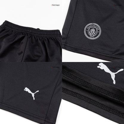 Conjunto Infantil Completo Manchester City 2025/26 Segunda Equipación