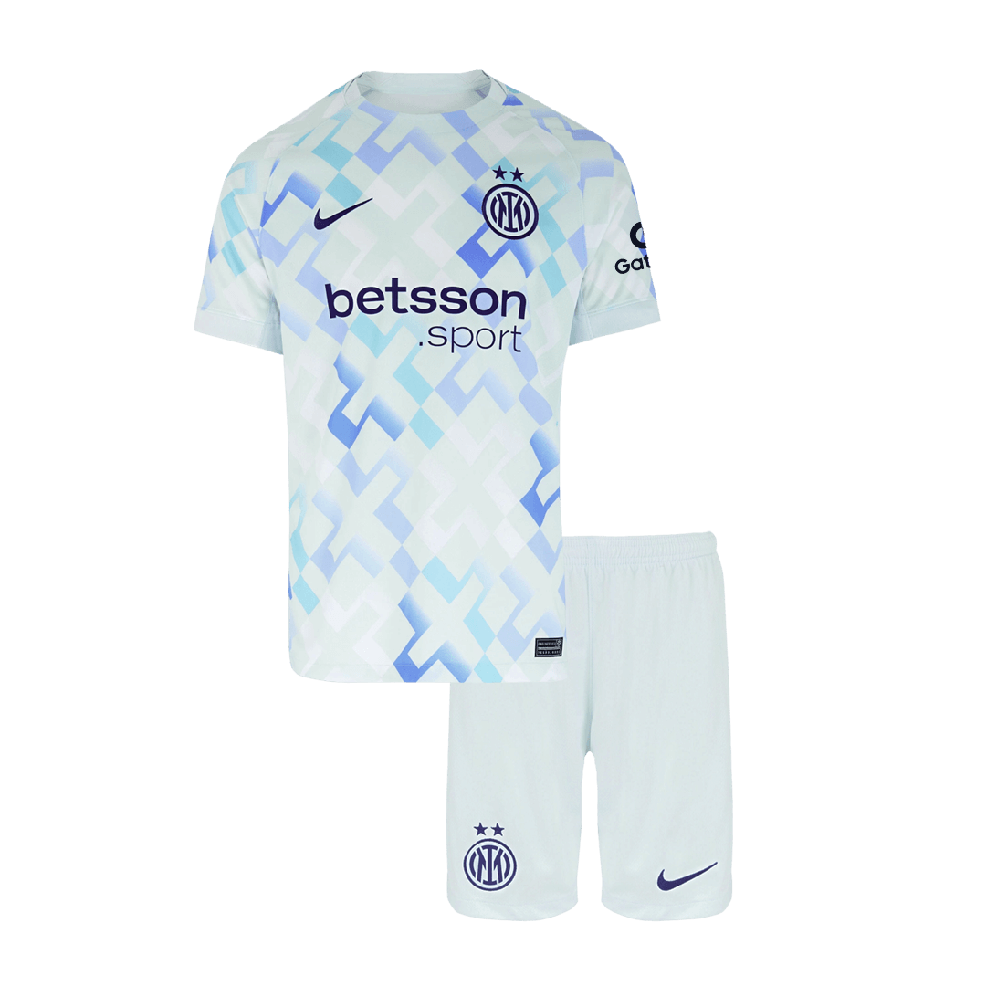 Miniconjunto Inter Milán 2025/26 Segunda Equipación Niño camiseta de fútbol