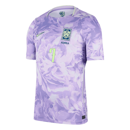 Camiseta HEUNGMIN #7 South Korea 2026 Segunda Equipación Copa del Mundo - Versión Hincha
