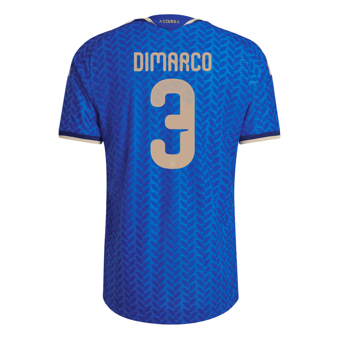 Camiseta Auténtica DIMARCO #3 Italy 2026 Primera Equipación Copa del Mundo - Version Jugador