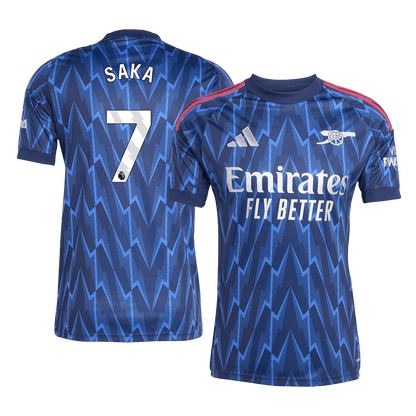 Tricouri Fotbal Arsenal SAKA #7 Deplasare 2025/26 (mărime mare)