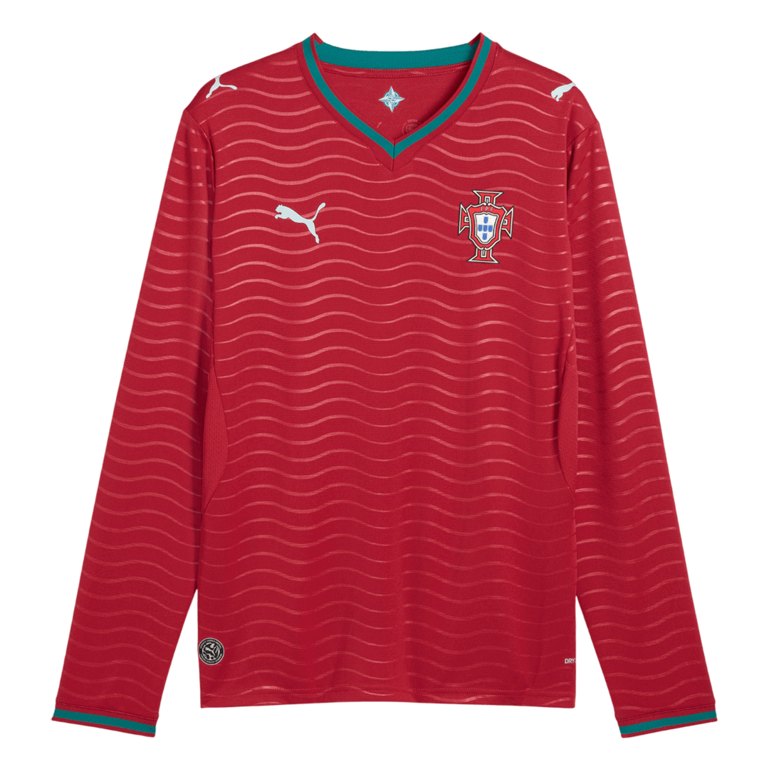 Manga Larga Portugal 2026 Primera Equipación Copa del Mundo -Versión Hincha camiseta de fútbol