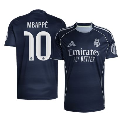 Tricouri Fotbal Real Madrid MBAPPÉ #10 Deplasare 2025/26 (mărime mare) - Premium