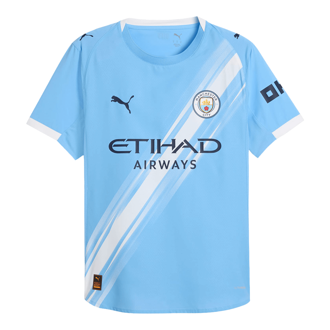 Tricouri Fotbal Manchester City REIJNDERS #4 Acasă 2025/26 Authentic